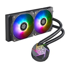 Silverstone VIDA 240 SLIM Case per computer Kit di raffreddamento a liquido 12 c