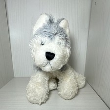 GANZ Webkinz Husky Plush Stuffed Animal Gray/White Retired 2007 No Code HM120