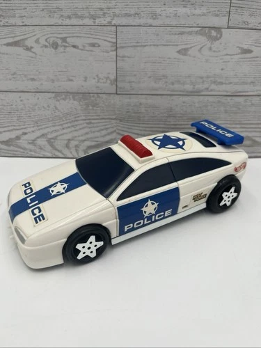 Vintage 1992 Hot Wheels Key Force Police Car w/ Key Mattel Works Nice