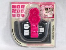 Large We R Memory Keepers Lucky 8 Paper Punch 3 in 1 Die Cut, Pink, New In Pack