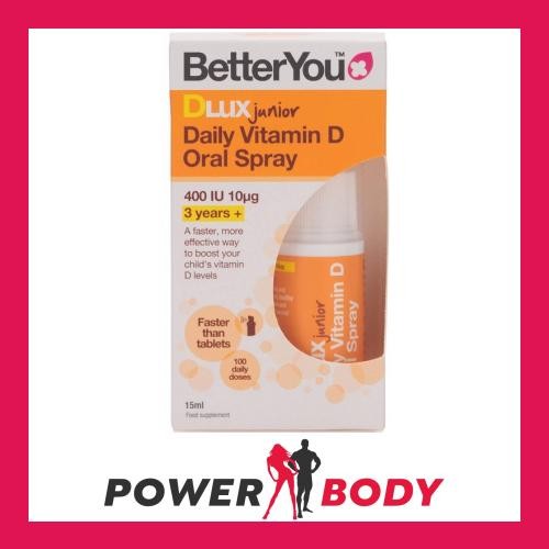 BetterYou - DLux Junior Daily Vitamin D Oral Spray - 15 ml.