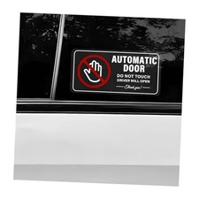 10 PCS Automatic Door Car Sticker, 4 2 Inches Waterproof Do Not Touch T03