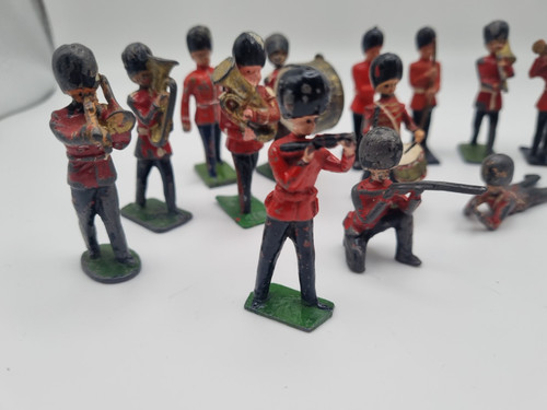Vintaeg Lead Figures Scotts Royal Guard Band Lead Soldiers - Picture 2 of 12