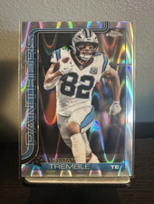 Topps 2025 Chrome Tommy Tremble Raywave Refractor #44 Football Card