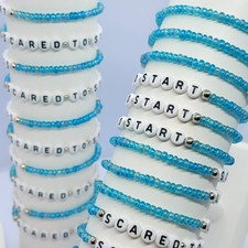 Bulk Lot of Handmade Glass Beaded Bracelets/Wholesale Friendship/Party Favor