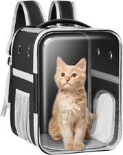 Clear Cat Backpack Carrier Dog  Cats Backpack Bubble Space Capsule Cat Bag