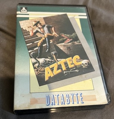 Aztec Atari 400 800 XL XE Kassette Databyte komplett Handbuch selten