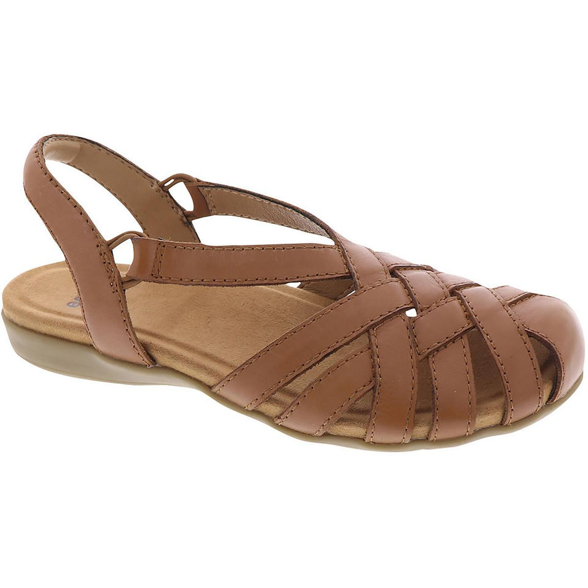 Женские босоножки Berri Tan на плоской подошве Earth Origins шириной 8 см (C, D, W) BHFO 0270