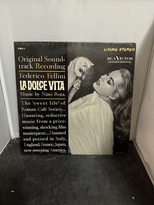 La Dolce Vita Original Soundtrack LP Nino Rota RCA Victor FSO-1
