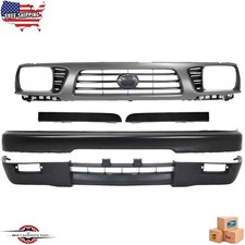 Fits 1995-1997 Toyota Tacoma 4wd Front Grille Bumper Valance Panel Filler 5pc