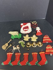 Vintage Lot of Christmas Assorted Items for Crafting, S3