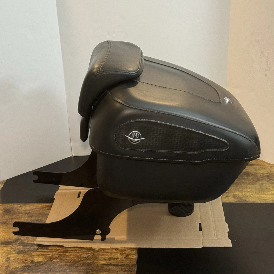 Paquete turístico Harley Davidson HD OEM + montaje para motocicletas Softail 2000-2017 Foto 3 de 4