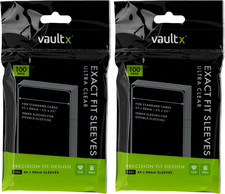 Exact Fit Inner Sleeves 200 Pack Clear for Trading Cards