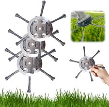 6 Inches Steel Wire Grass Trimmer Head, 2025 New Wire Trimmer Head Replacement f