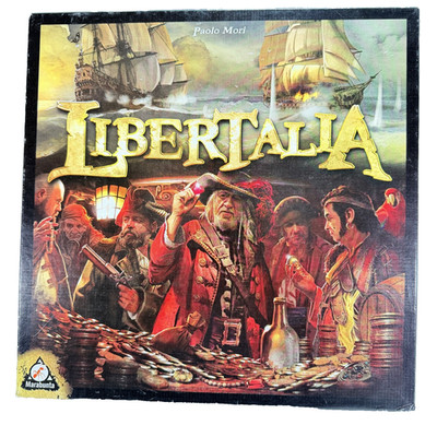 LIBERTALIA Board Game Paolo Mori 2015 Pirate Themed Marabunta Asmodee - Complete