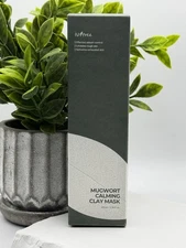 Isntree Mugwort Calming Clay Mask (Full Size 100ml/3.38 fl oz) New~Sealed Box!