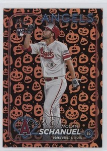2024 Topps Update Debut Jack-O'-Lantern Foil Nolan Schanuel #US193 Rookie RC