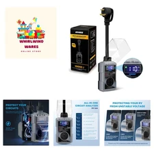 RV Surge Protector 30 Amp 10000 Joules with High/Low Voltage Protection, Smar...