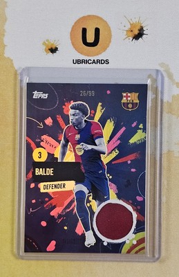 Topps FC Barcelona Team Set 2024-25 - Alejandro Balde - Relic 26/99