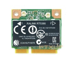 Ralink RT5390 802.11b/g/n Half Mini PCIe WLAN WiFi Card 2.4GHz 150Mbps 2 Antenna