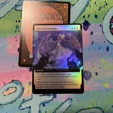 Flare of Fortitude Extended Art Foil Mtg Play Test Card 
