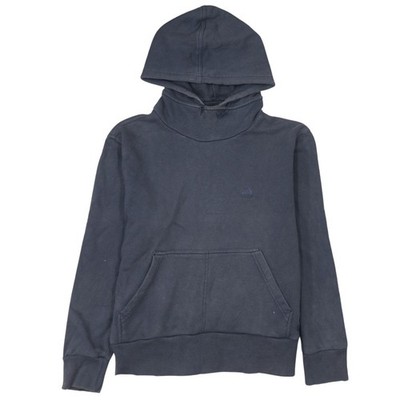 Adidas Damen blau Pullover Hoodie Größe 12 Kängurutasche Freizeit