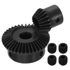 2Pcs Tapered Bevel Gears Set 1 Mod 1:2 20T/40T Bevel Gear 10/10mm Shaft Hole