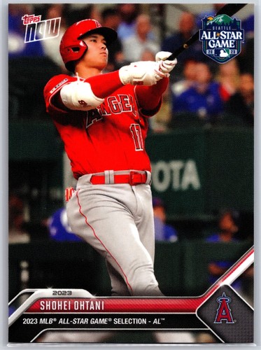 2023 Topps Now MLB All Star Game Selections Shohei Ohtani Angels