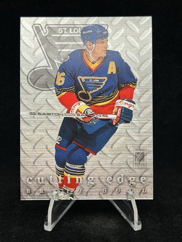 Brett Hull #12 1995 Donruss Elite Cutting Edge card