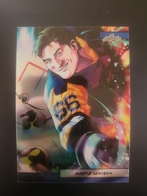 Mario Lemieux 2024 #AN2B-12 LEAF ANIME NATION Series 2 /75 BLUE SP Penguins