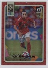 2023 Panini Donruss FIFA Women's World Cup Red 74/299 Katrine Veje #44 19di