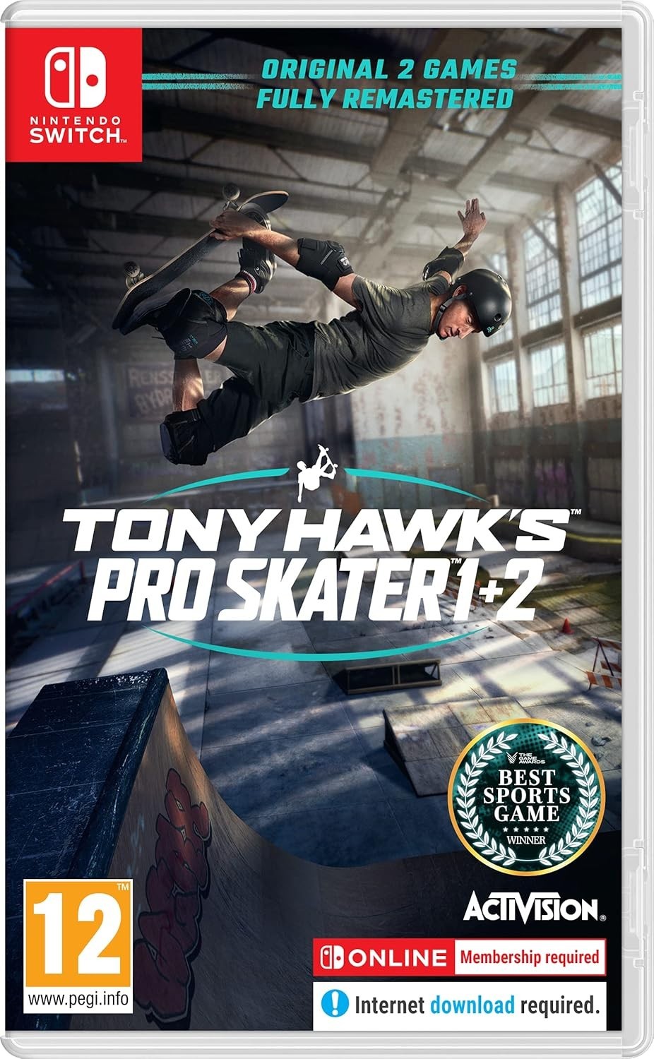 Tony Hawk's Pro Skater 1 + 2 Nintendo Switch (NEW & SEALED)