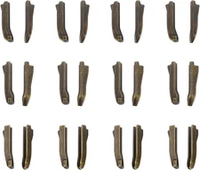 uxcell Double Open Zipper Repair Latch Kits, #3#5#8 Insert Pins for Bronze 