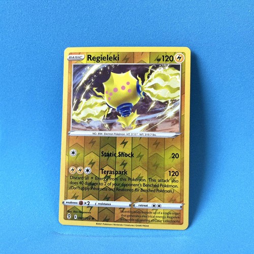 REGIELEKI 060/203 REVERSE HOLO RARE - POKEMON EVOLVING SKIES - NM