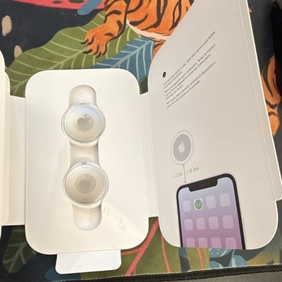 Apple AirTag Item Tracker, Model A2187, In Packaging