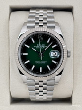 NEW 2026 Rolex Datejust 41mm 126300 Stainless Steel Jubilee Green Ombre Dial