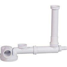 Wirquin Espace 1.5 or 2 Bowl Kitchen Sink Waste Pipe Kit Space Saving - UK Stock