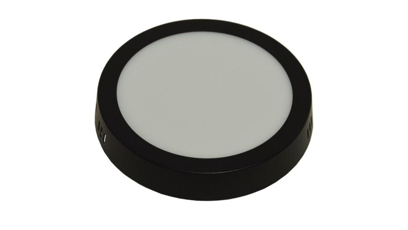 Gerrit 12W 230V 4000K LED Panel Black 010988
