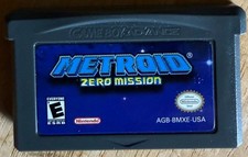 Metroid Zero Mission (Nintendo Gameboy Advance GBA) Authentic Cartridge
