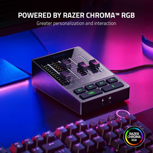 Razer Audio Mixer - All-in-one mikser cyfrowy do nadawania i przesyłania strumieniowego - Zdjęcie 7 z 8