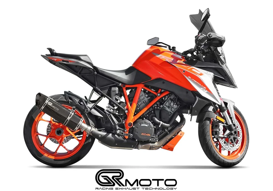 Échappement Pour KTM 1290 SUPER DUKE GT 2016 - 2025 GRmoto Silencieux En Carbone - Photo 1/4