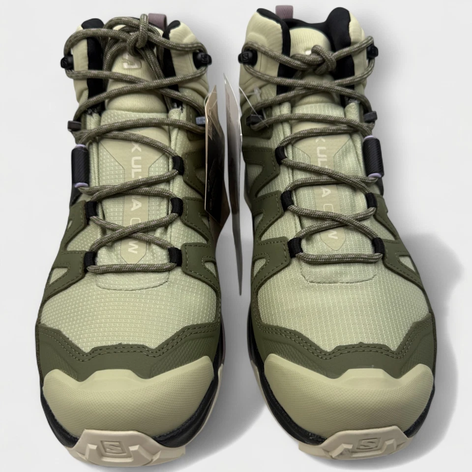 Botas de senderismo Salomon X Ultra 4 Mid GTX para mujer EE. UU. 7,5 Gore-Tex verde Foto 4 de 4