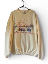 Vintage Disney Winnie the Pooh Embroidered Sweatshirt Yellow Size XL Made in USA