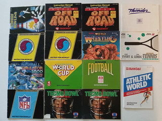LOTTO LIBRETTI ISTRUZIONI GIOCO NES NINTENDO ORIGINALI NO GIOCHI SOLO MANUALE