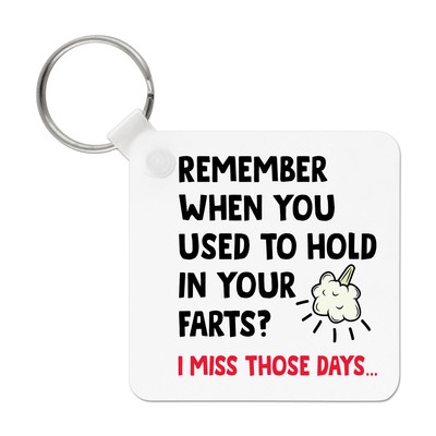 Remember When You Gebraucht To Hold IN Ihrem Furzt Schlüsselanhänger Lustig