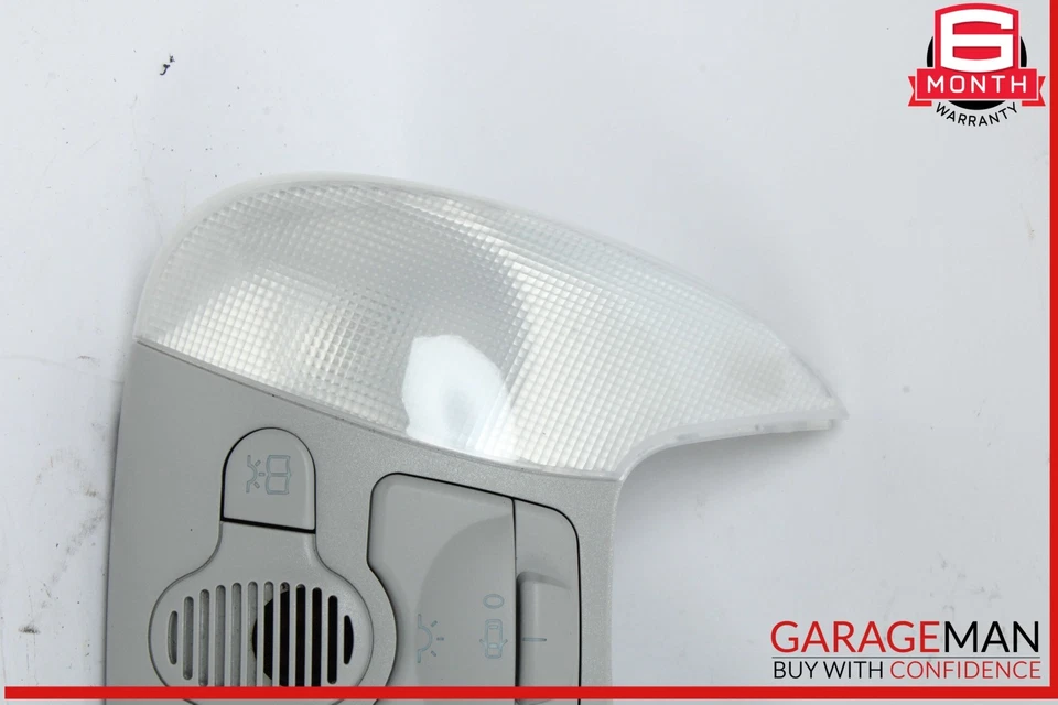 03-04 Mercedes R230 SL500 SL55 AMG Lámpara de luz domo superior delantera OEM Foto 2 de 4