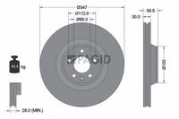 2X Pagid Bremsscheibe AußEnbelüFtet Ø347Mm FüR Audi A6 Allroad 4FH C6 4F5