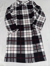 Shien Kids Size 4Y Plad Longsleeve Sweater Dress