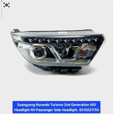 SsangYong Korando Turismo 2nd Gen HID Headlight RH Passenger Side Front Lamp