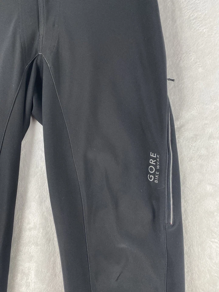 Мужские велосипедные штаны Gore Bike Wear Размер Large Цвет черный Ветрозащитная пробка Мягкая подкладка Велоспорт - Изображение 4 из 4